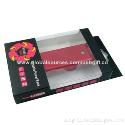 Power Bank with LED Torch, Small Orders Accepted